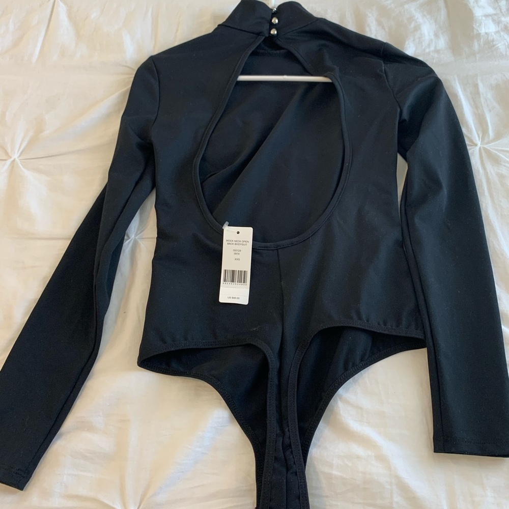 Bebe backless body suit